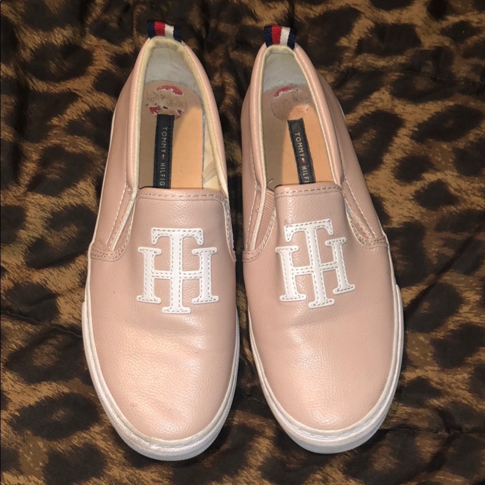 Baby Pink & White Tommy Hilfiger  Loafers!!
